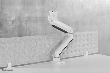 Neomounts NM-D775WHITEPLUS Monitor arm 10-49" - gas spring - Topfix - 180°-stop view 14