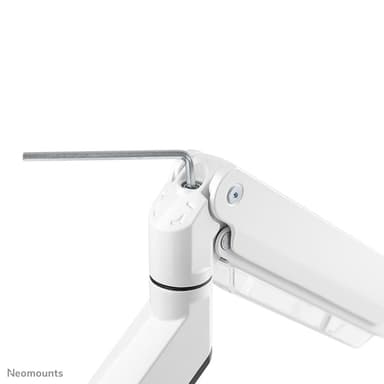 Neomounts NM-D775WHITEPLUS Monitor arm 10-49" - gas spring - Topfix - 180°-stop view 6