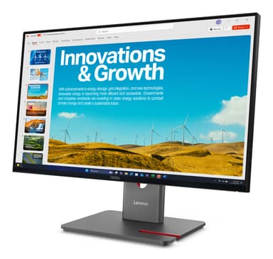 Lenovo ThinkVision P24QD-40 Monitor view 2