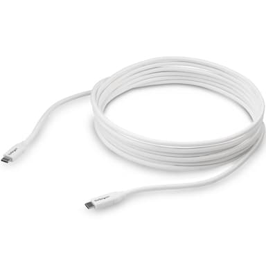 StarTech.com USB-C to USB-C Cable w/ 5A PD - M/M - White - 4 m (13 ft.) - USB 2.0 - USB-IF Certified view 4
