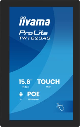 iiyama TW1623AS-B3P computer monitor 39.6 cm (15.6") 1920 x 1080 pixels Full HD LED Touchscreen Black view 4