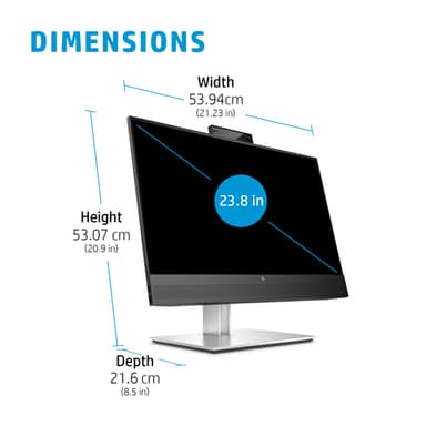 HP E24mv G4 FHD Conferencing Monitor view 6