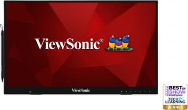 Viewsonic ID2456 computer monitor 60.5 cm (23.8") 1920 x 1080 pixels Full HD LED Touchscreen Table Black view 2