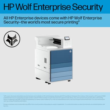 HP LaserJet Enterprise 8501x Black and white Printer view 4
