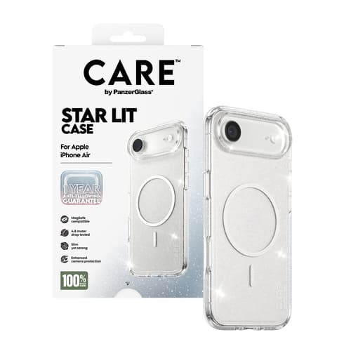 PanzerGlass CARE™ by ® Star Lit Case w. White MagSafe iPhone Air