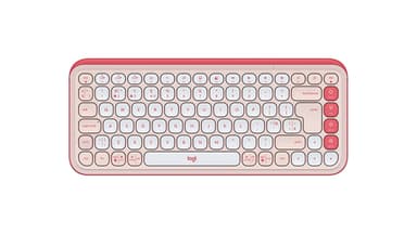 Logitech POP Icon Keys keyboard Universal Bluetooth QWERTY UK English Rose view 1