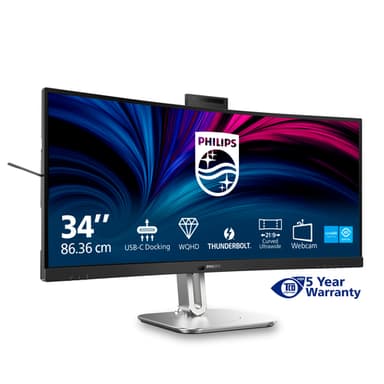 Philips 6000 series 34B2U6603CH/00 computer monitor 86.4 cm (34") 3440 x 1440 pixels Wide Quad HD LCD Grey view 4