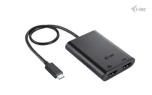 i-tec USB-C Dual 4K/60Hz (single 8K/30Hz) HDMI Video Adapter
