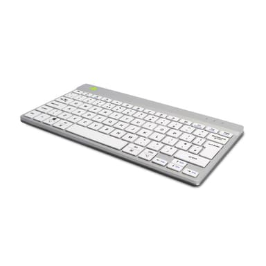 R-Go Tools Ergonomic keyboard R-Go Compact Break, compact keyboard with break software, QWERTY (UK), Bluetooth, white view 2