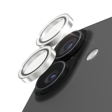 PanzerGlass ® Hoops® Camera Lens Protector Glitter Silver iPhone 17 | iPhone 16 | 16 Plus Clear screen protector Apple 1 pc(s) view 1