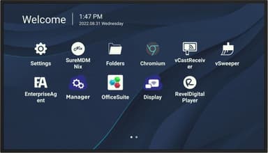 Viewsonic CDE9830 Signage Display 2.49 m (98") Wi-Fi 500 cd/m² 4K Ultra HD Black Built-in processor Android 11 view 1