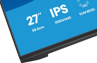 iiyama ProLite XB2791QS-B1 computer monitor 68.6 cm (27") 2560 x 1440 pixels Quad HD LED Black view 12