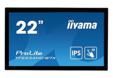 iiyama ProLite TF2234MC-B7X computer monitor 54.6 cm (21.5") 1920 x 1080 pixels Full HD LED Touchscreen Multi-user Black view 2