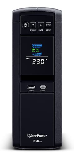CyberPower CP1350EPFCLCD-UK uninterruptible power supply (UPS) Line-Interactive 1.35 kVA 810 W 6 AC outlet(s) view 3