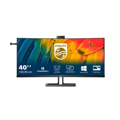 Philips 40B1U6903CH/00 computer monitor 100.8 cm (39.7") 5120 x 2160 pixels 5K Ultra HD LCD Black view 2
