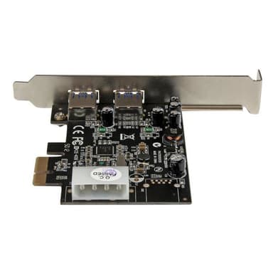 StarTech.com 2 Port PCI Express PCIe SuperSpeed (5Gbps) USB 3.0 Card Adapter with UASP - LP4 Power view 4