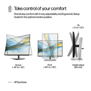 HP Series 5 Pro 24 inch WUXGA Monitor - 524pn view 8