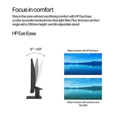 HP Series 3 Pro 23.8 inch FHD Monitor - 324ph view 6