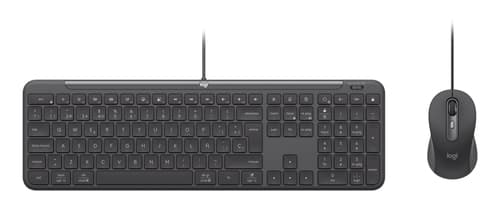 Logitech Signature Slim Combo MK620 For Business keyboard Mouse included Home/Office USB QWERTZ German Graphite