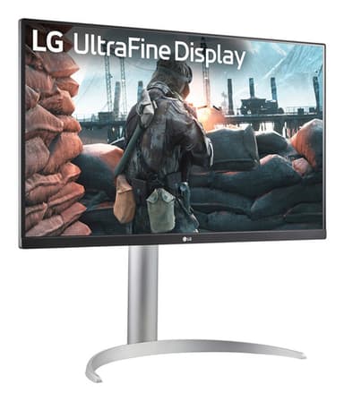 LG 27UP650K-W computer monitor 68.6 cm (27") 3840 x 2160 pixels 4K Ultra HD White view 3
