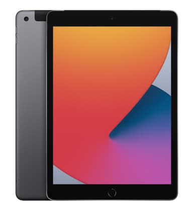 Apple iPad 8th Gen 10.2in A12 Wi-Fi + Cellular 128GB - Grey view 1