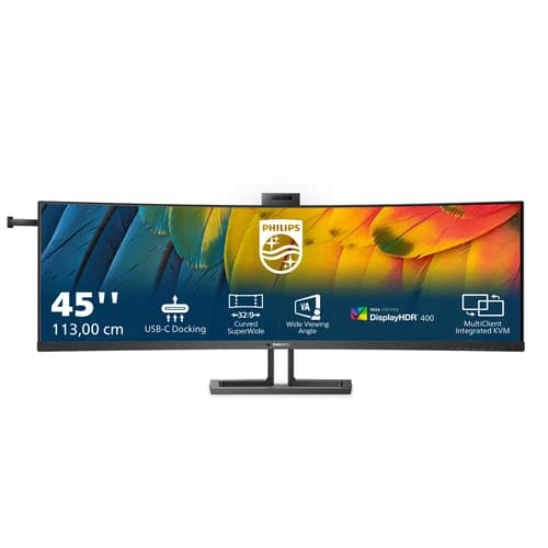 Philips 6000 series 45B1U6900CH/00 computer monitor 113 cm (44.5") 5120 x 1440 pixels UltraWide Dual Quad HD LED Black
