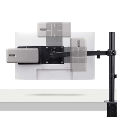 StarTech.com VESA Mounting Bracket for NUC/Thin Clients or Laptop Docking Stations, VESA 75x75/100x100 Compatible Extension Plate For Mini PC view 5