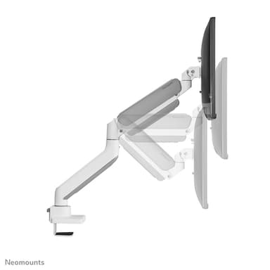 Neomounts DS70-450WH1 Monitor arm 17-42" - gas spring - Topfix - 180°-stop view 4
