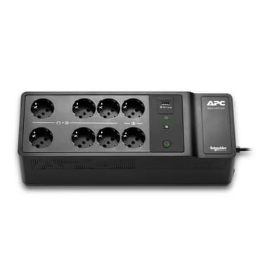 APC Back-UPS, 500VA/300W Floor/Wall Mount, 230V, 8x UNEL outlets, USB Type A Port, User Replaceable Battery view 3