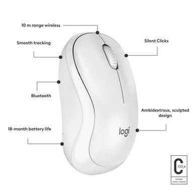 Logitech 910-007120 mouse Travel Ambidextrous RF Wireless + Bluetooth 4000 DPI view 9
