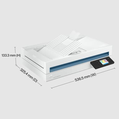 HP ScanJet Pro N4600 fnw1 Flatbed scanner 1200 x 1200 DPI A5 White view 3