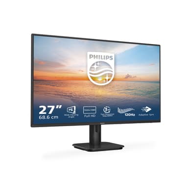 Philips 1000 series 27E1N1100A/00 computer monitor 68.6 cm (27") 1920 x 1080 pixels Full HD LCD Black view 2