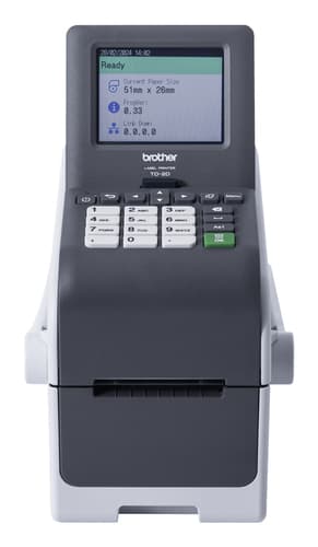 Brother TD-2350DSAH300 label printer Direct thermal 300 x 300 DPI 152.4 mm/sec Wired & Wireless Ethernet LAN Wi-Fi Bluetooth view 1