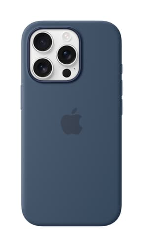 Apple iPhone 16 Pro Silicone Case with MagSafe - Denim view 2
