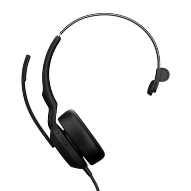 Jabra Evolve2 50 Headset Wired Head-band Office/Call center USB Type-C / USB Type-A Bluetooth Black view 1