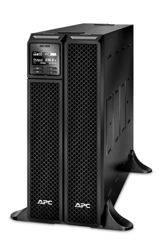 APC Smart-UPS On-Line, 3kVA, Tower, 208V/230V, 6x C13+2x C19 IEC outlets, SmartSlot, Extended runtime, W/O rail kit view 3