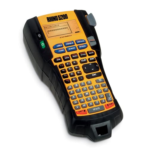 DYMO RHINO 5200 Industrial Label Maker | ABC Keyboard | Labelling Machine for WarehousesLabs and other Industrial Settings