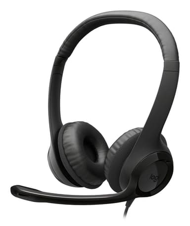 Logitech H390 Headset Wired Head-band Calls/Music USB Type-C Black view 6