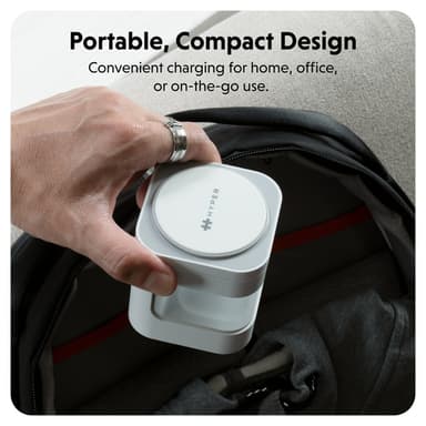 Targus HJ3320WHGL mobile device charger Headphones, Smartphone, Smartwatch White USB Wireless charging Fast charging Indoor view 4