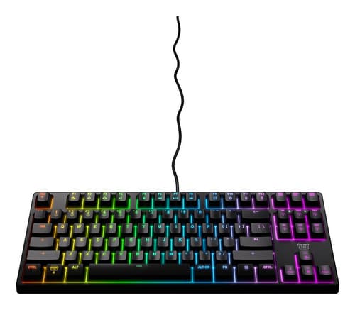 CHERRY XTRFY K4V2 RGB TKL keyboard Gaming USB QWERTY Spanish Black
