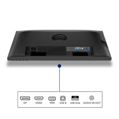 Philips 3000 series 24B2N3200J/00 computer monitor 60.5 cm (23.8") 1920 x 1080 pixels Full HD LCD Black view 6