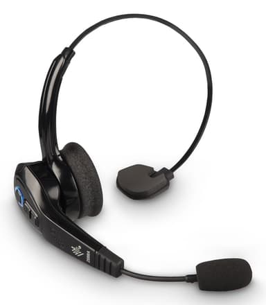 Zebra HS3100-OTH-SB headphones/headset Wireless Head-band Office/Call center Bluetooth Black view 1
