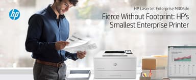 HP LaserJet Enterprise M406dn view 20