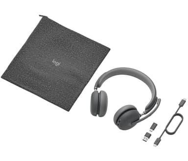 Logitech Zone Wireless 2 Headset Head-band Office/Call center USB Type-C Bluetooth Graphite view 6