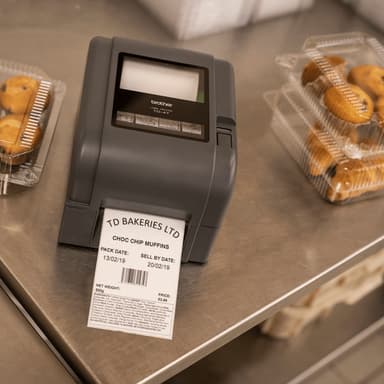 Brother TD-4520TN label printer Direct thermal / Thermal transfer 300 x 300 DPI 127 mm/sec Wired Ethernet LAN view 6