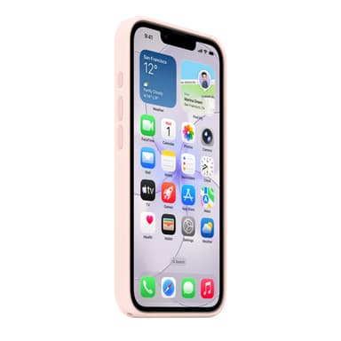 Apple iPhone 17e Silicone Case with MagSafe – Soft Pink view 4