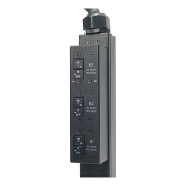 APC NetShelter Basic Rack PDU, Zero U, 12.5kW, 208V, 30 C13 and 6 C19 outlet, 3ft input Cord view 6