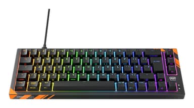 CHERRY K5 PRO TMR COMPACT keyboard Gaming USB QWERTY UK English Black, Orange view 2