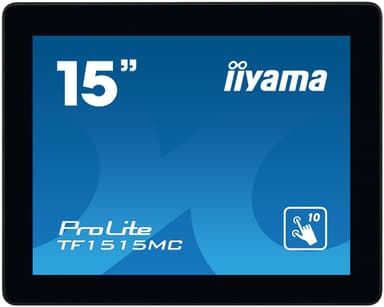 iiyama TF1515MC-B2 computer monitor 38.1 cm (15") 1024 x 768 pixels XGA LED Touchscreen Black view 3