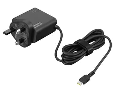 Lenovo 65W USB-C Wall Adapter UK power adapter/inverter Indoor Black view 3